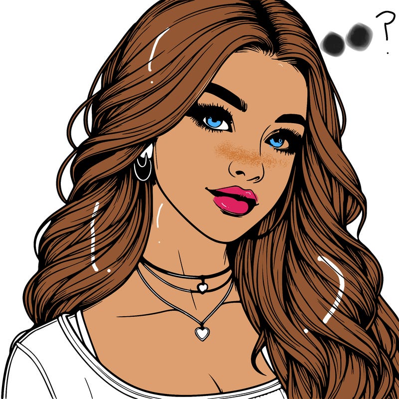 detailed realistic girl