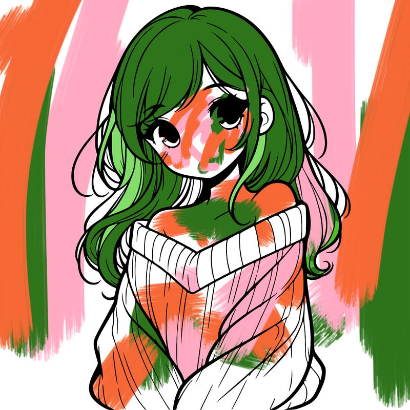 shy pretty girl wearing a sweater that is falling off one shoulder portrait