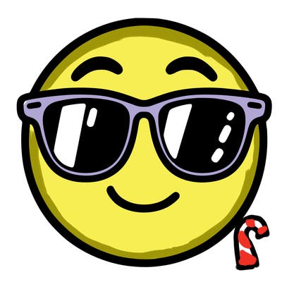emoji with sunglasses