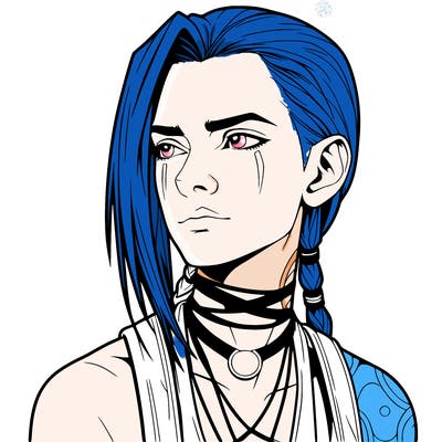 jinx from arcane realistic