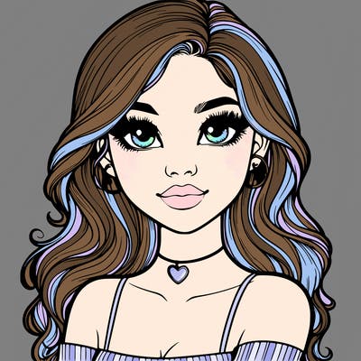 realistic pretty girl