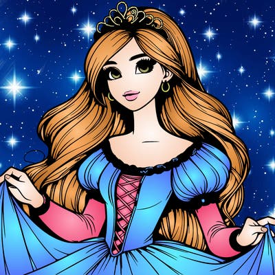 realistic princess 4k