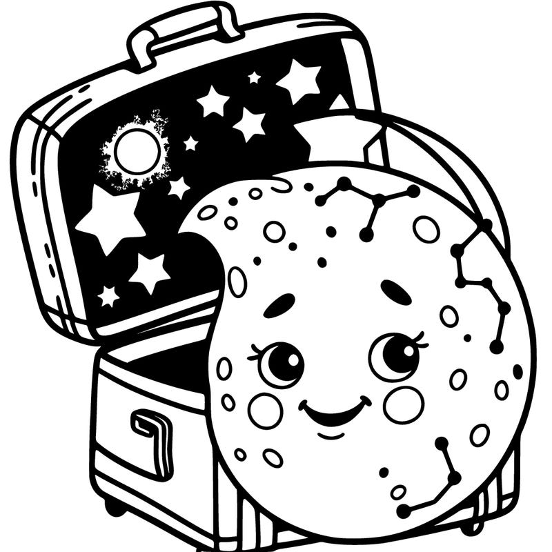 moon with a smile who’s smuggling constellations in a suitcase