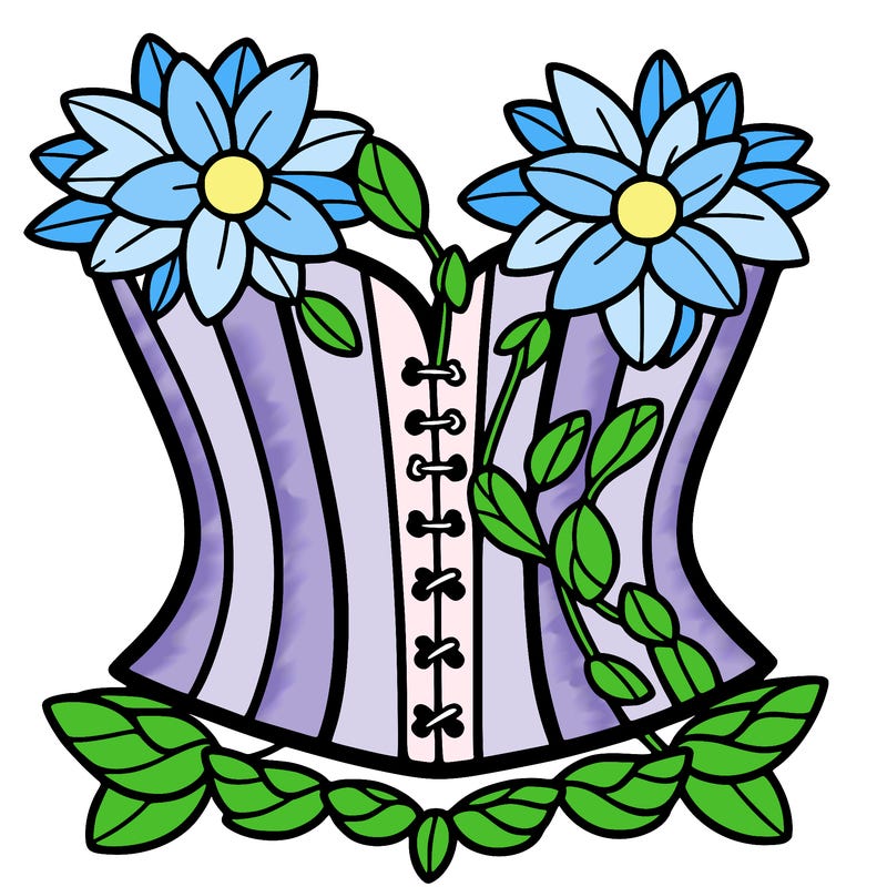flower corset