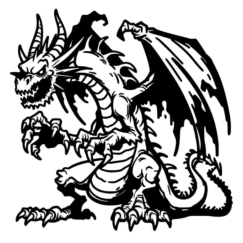 scary dragon