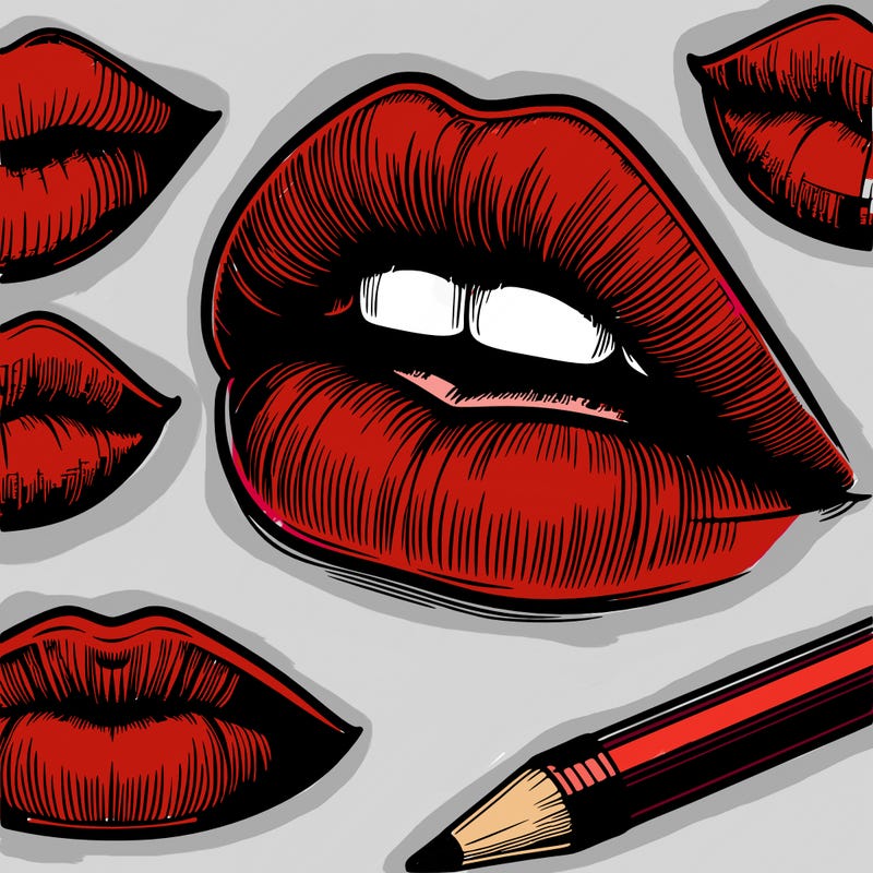 realistic  lips