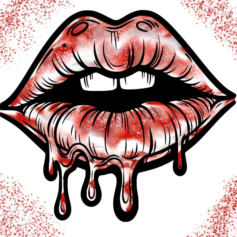 lips that look realistic and drip