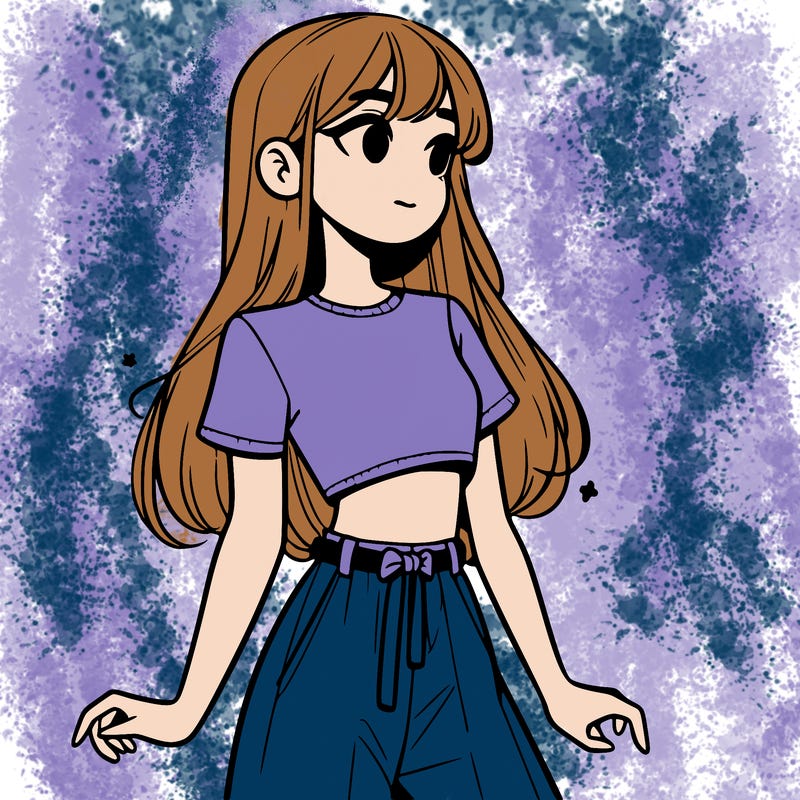 girl in a cute crop top