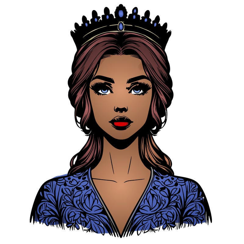 realistic beautiful queen