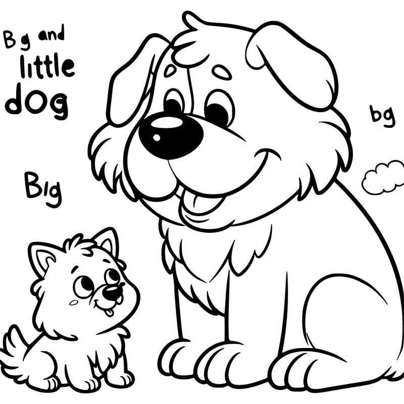 big and little dog