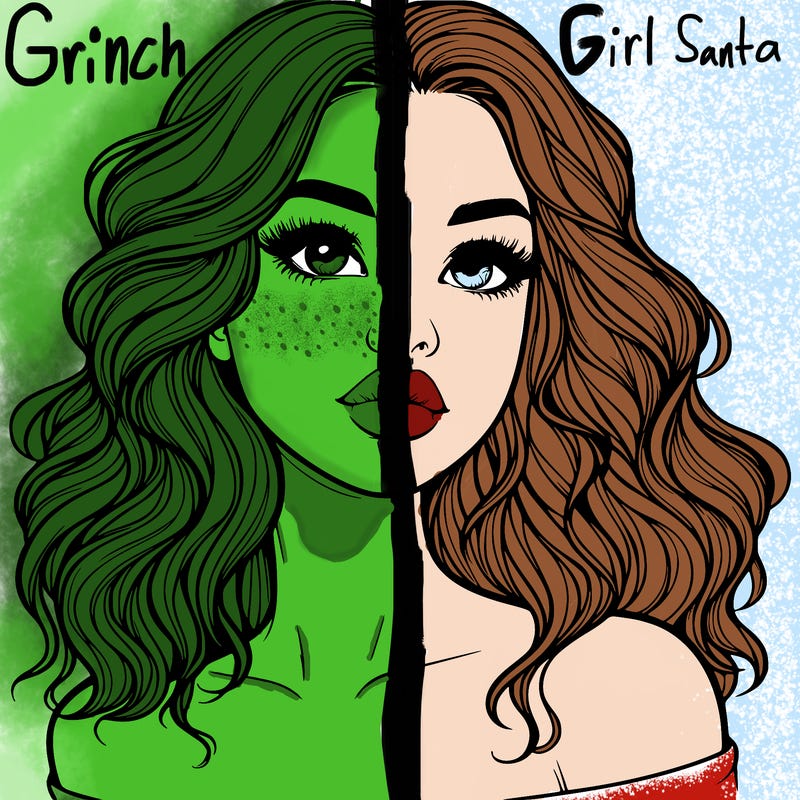 realistic girl with wavy hair and lips