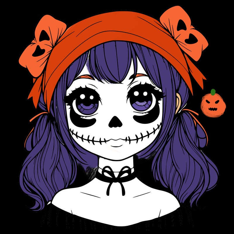 realistic girl halloween