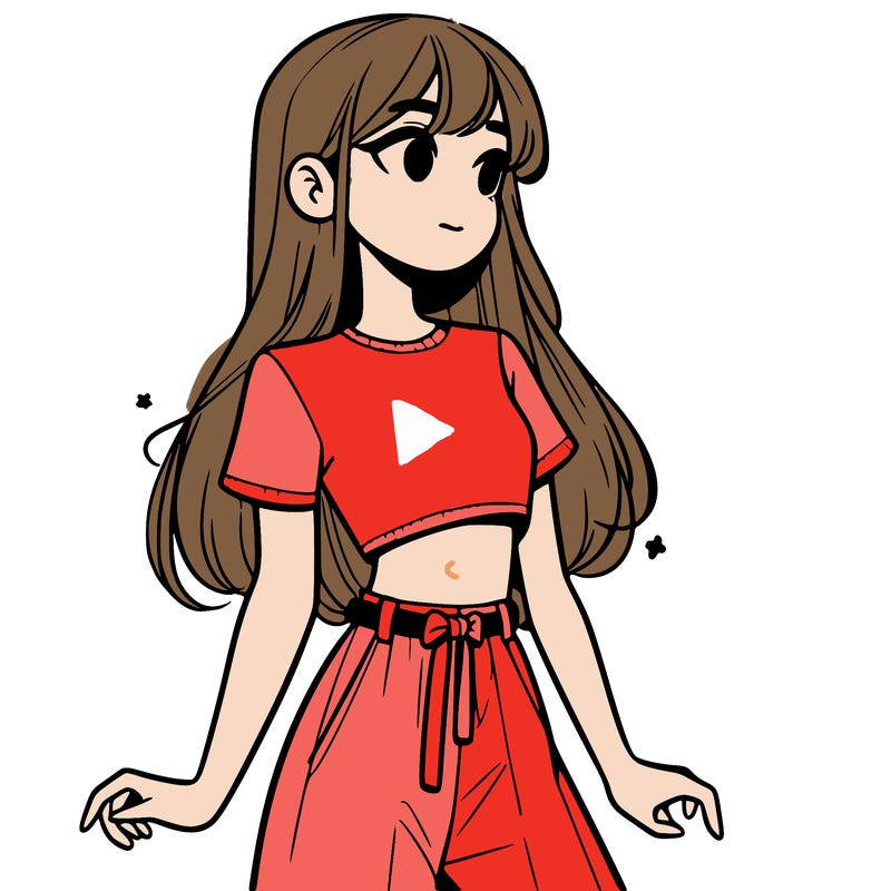 girl in a cute crop top