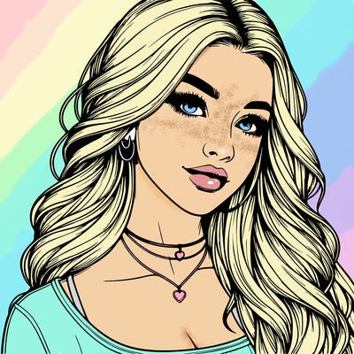 detailed realistic girl