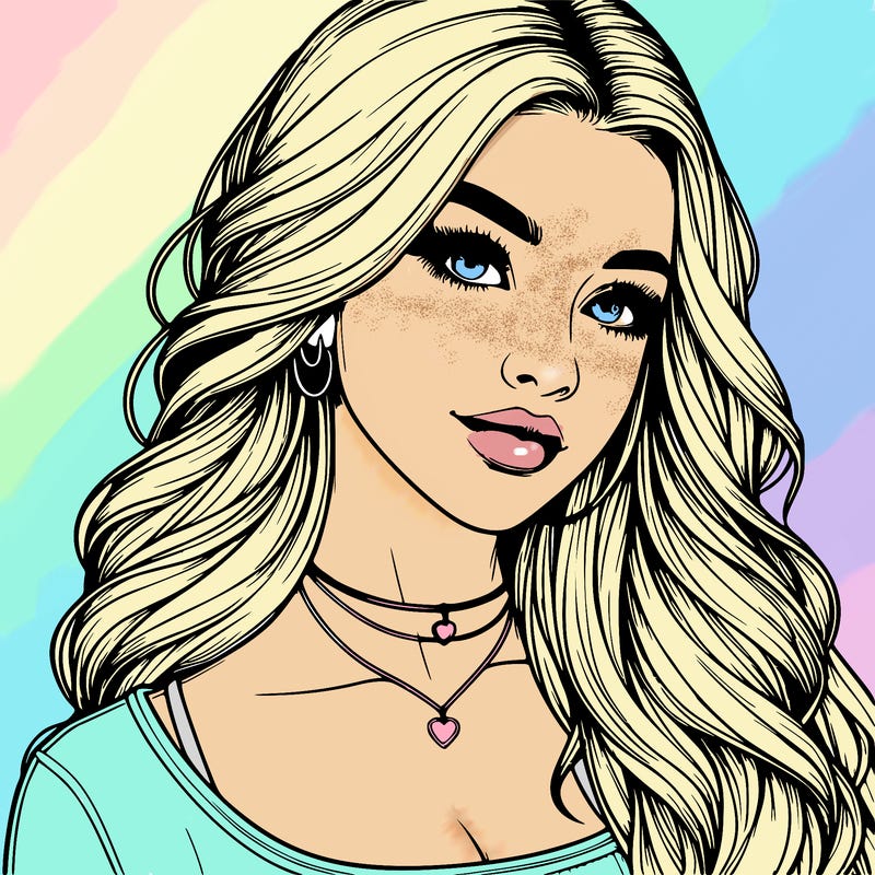 detailed realistic girl