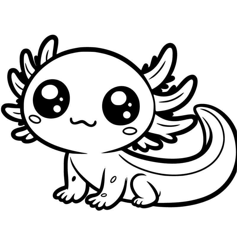 cute axolotl