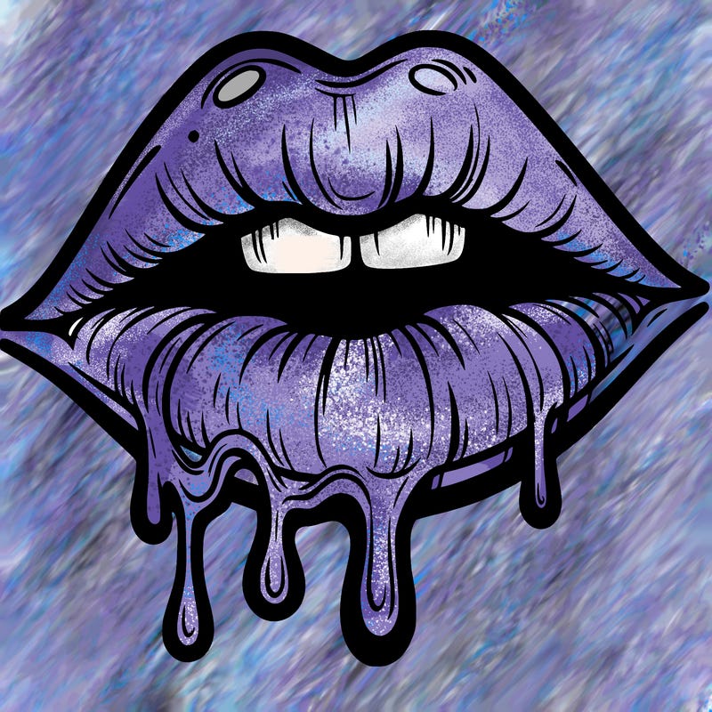 lips that look realistic and drip