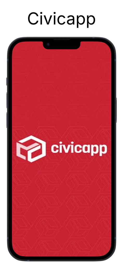 Civicapp - Pantalla de inicio de la aplicación de entrega de comida Civicapp en un smartphone.