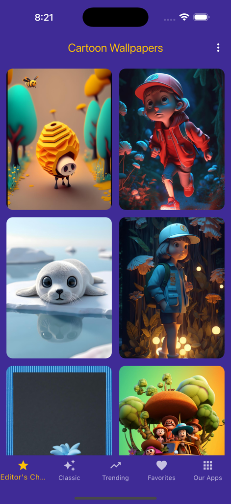 8k Cartoon Wallpapers - 8K解像度の3Dカートゥーンキャラクターとキュートな動物の壁紙のギャラリー