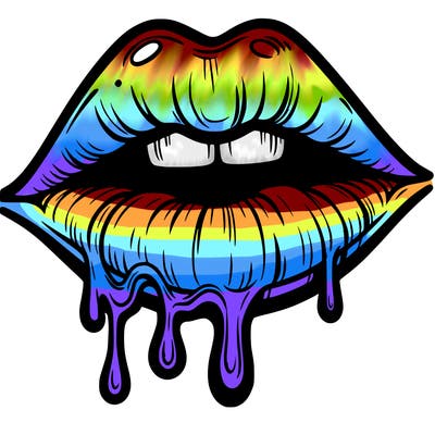 lips that look realistic and drip