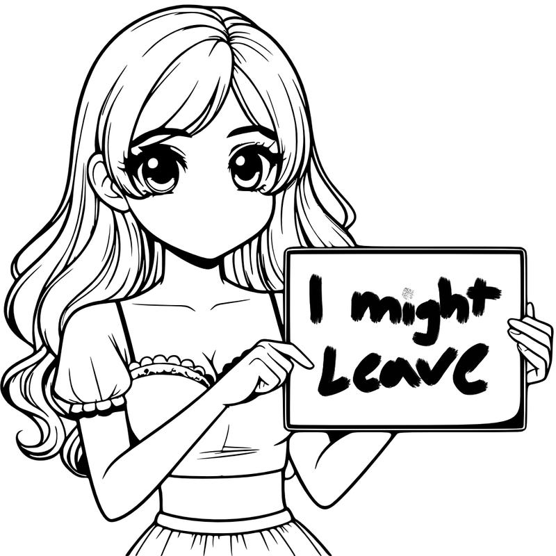 realistic pretty girl holding blank sign