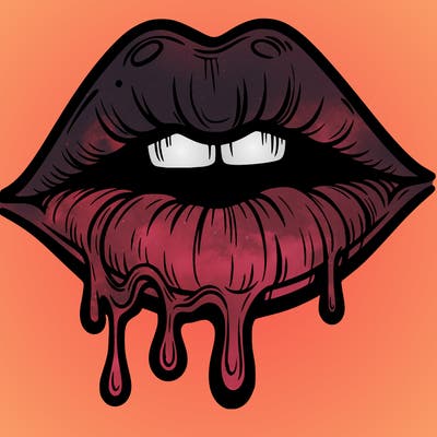 lips that look realistic and drip