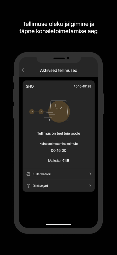 SHO — hingega tänavatoit - Food & Drink App | MWM