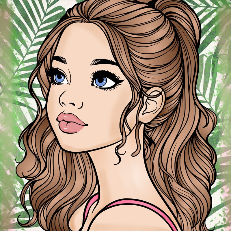 beautiful realistic girl