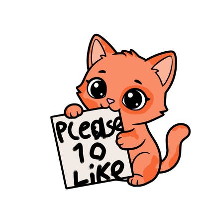 a small cat with a blank sheet of paper in its hand. the cat is sooooooo cute!