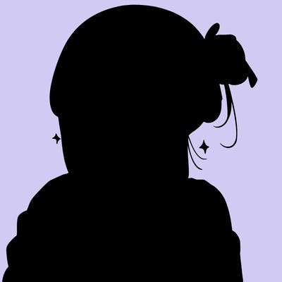 manga character drinking boba