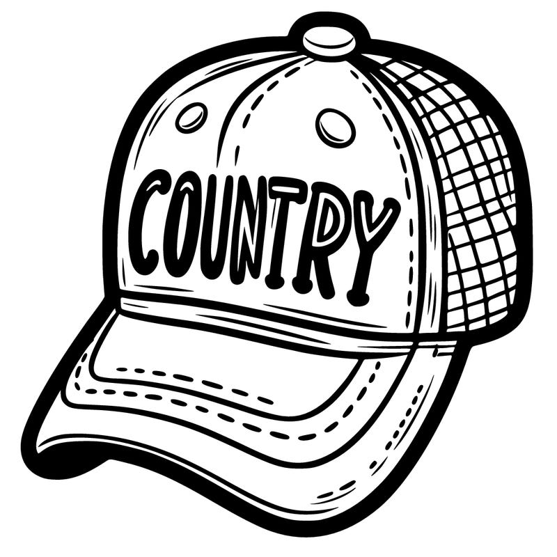 country trucker cap