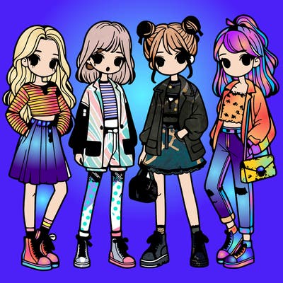 girls with fashion