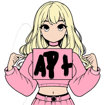 girl holding a blank sign in a long sleeve crop top