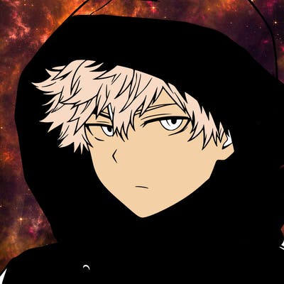 anime guy in hoodie