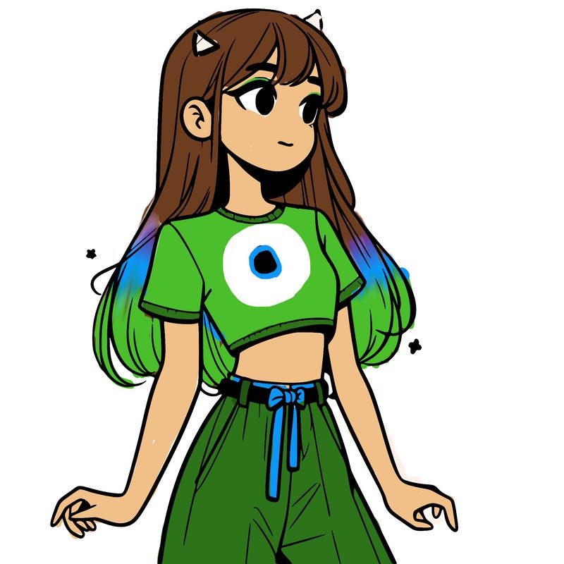 girl in a cute crop top