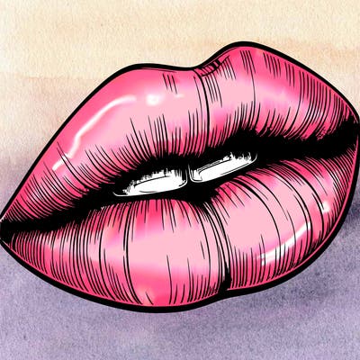 realistic lips