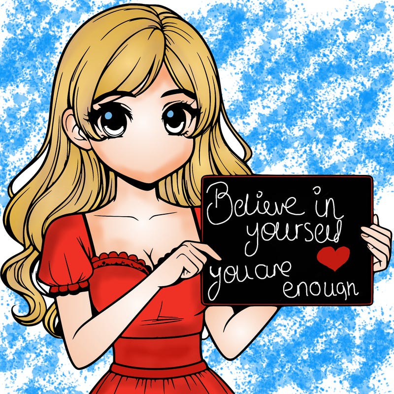 realistic pretty girl holding blank sign