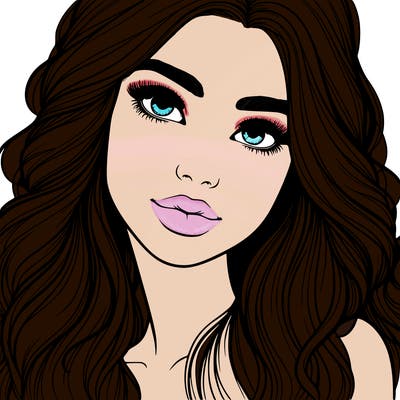 beautiful realistic girl