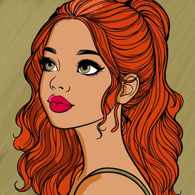 beautiful realistic girl