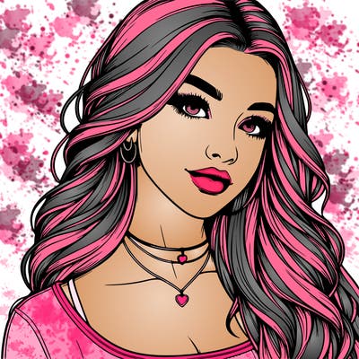 detailed realistic girl