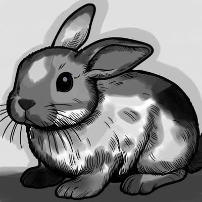 realistic bunny