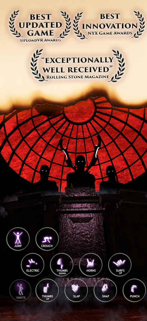 Waltz of the Wizard - 마법사의 왈츠 수상 내역과 마법 제스처 컨트롤 아이콘