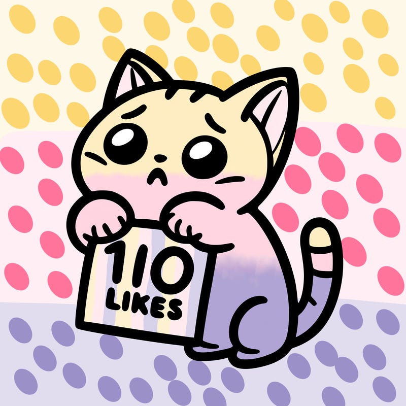 a cat begging for 10 likes