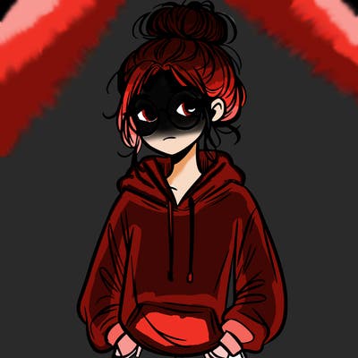 teen girl with a messy bun and glasses wearing a loose hoodie and jeans