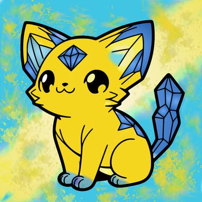 crystal kitten
