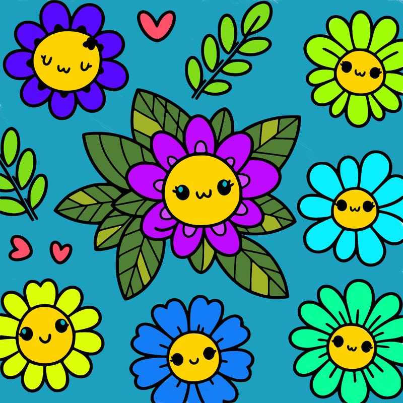 cute flower patterns