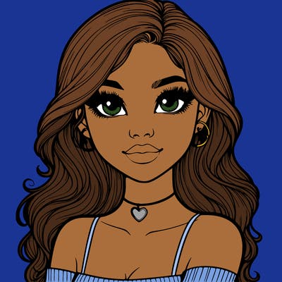 realistic pretty girl