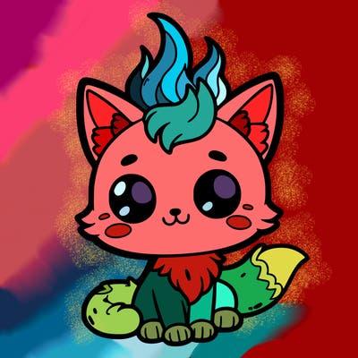 firecat cute