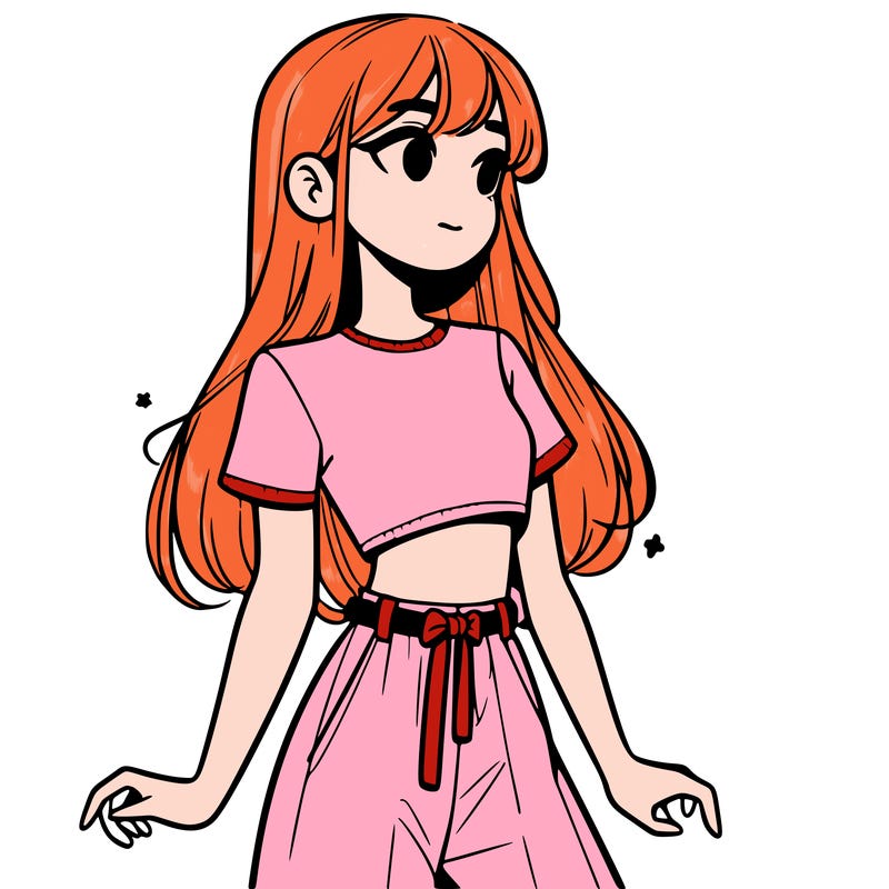 girl in a cute crop top