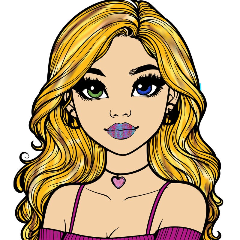 realistic pretty girl